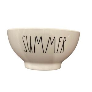 Rae Dunn Bowl with 'SUMMER' Text